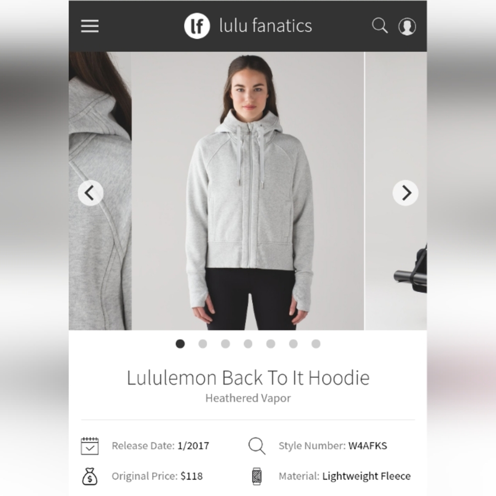 Lululemon Back To It Hoodie